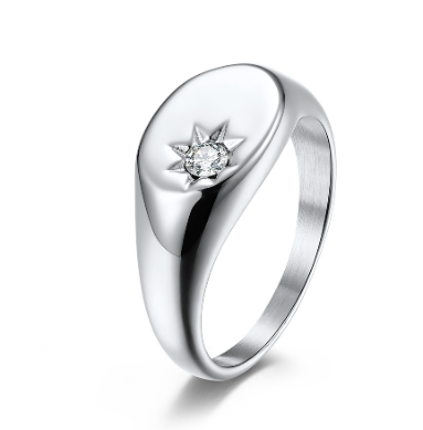 Titanium Steel Ring Image 1