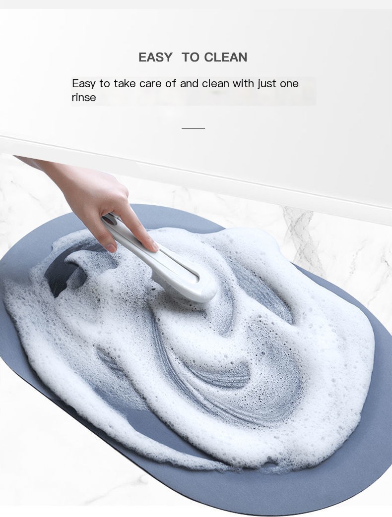 Super Absorbent Floor Mat in Bathroom