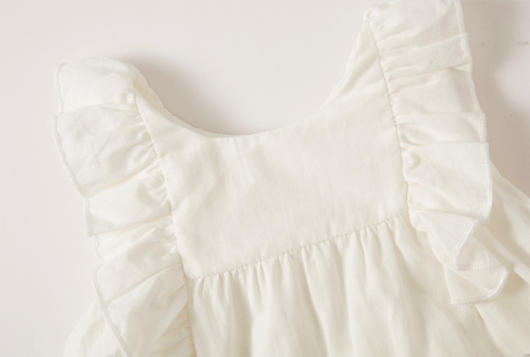 White cotton puffy skirt