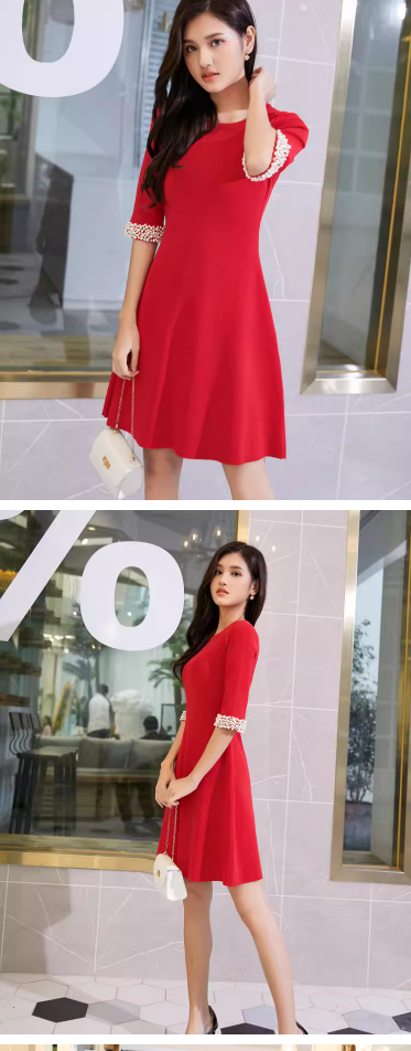 Knitted Dress Black S
