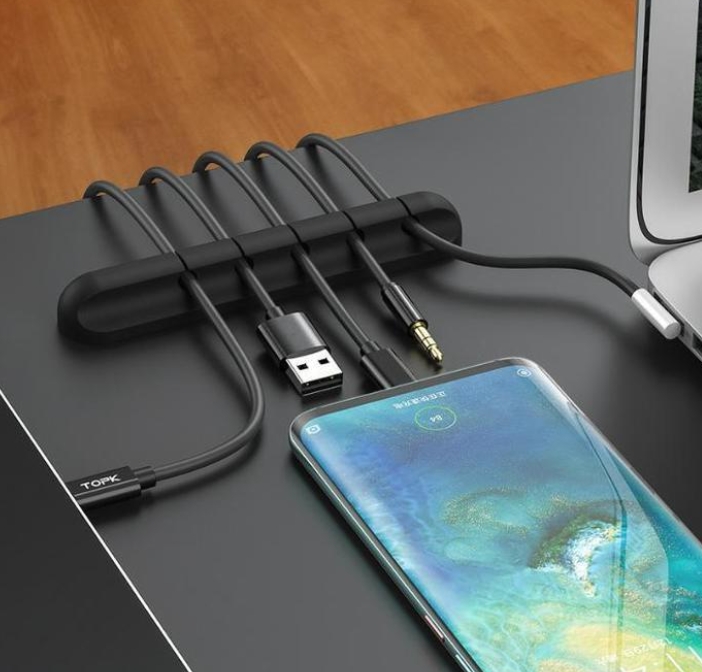 topk data cable organizer clips displayed