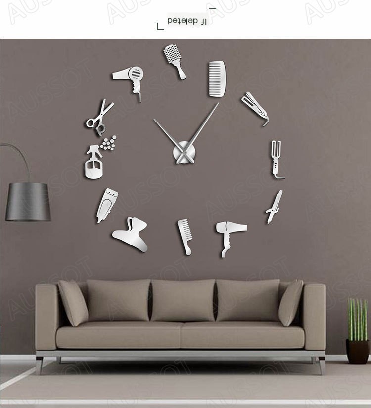 DIY Wall Clock - Black
