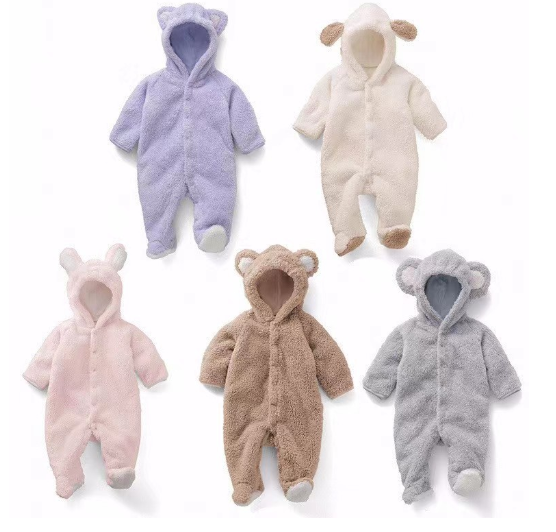 Teddy Bear Winter Onesie Detail