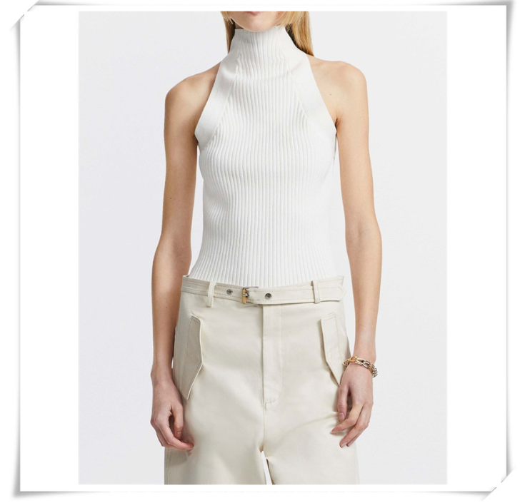 Irregular Knot Knit Top Image 4