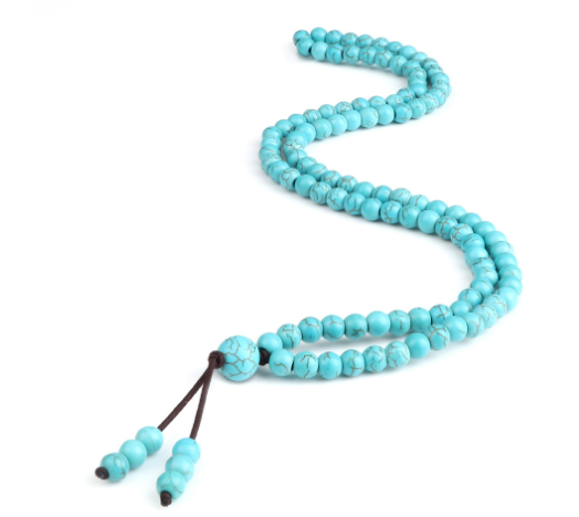 Malachite Beaded Necklace 4