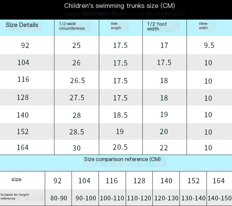 Children's Swimming Trunks 8