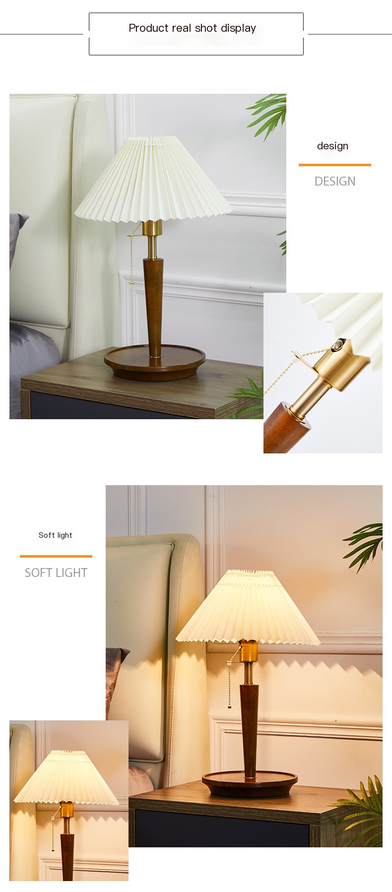 Nordic bedside lamp image 5