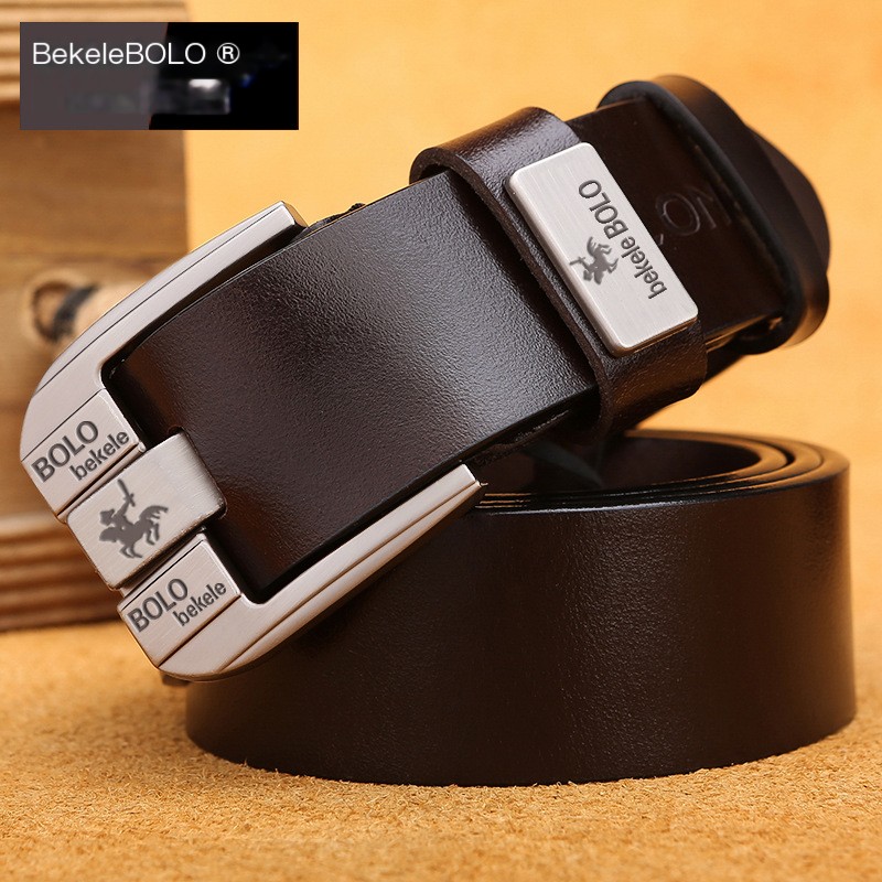 Genuine leather belt image 3
