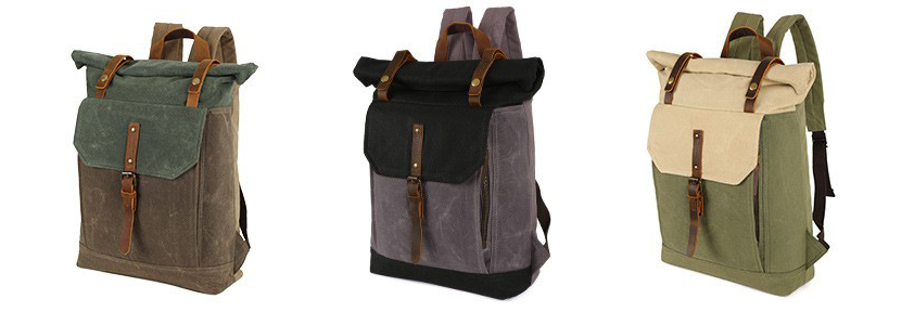 Canvas Backpack Image 1