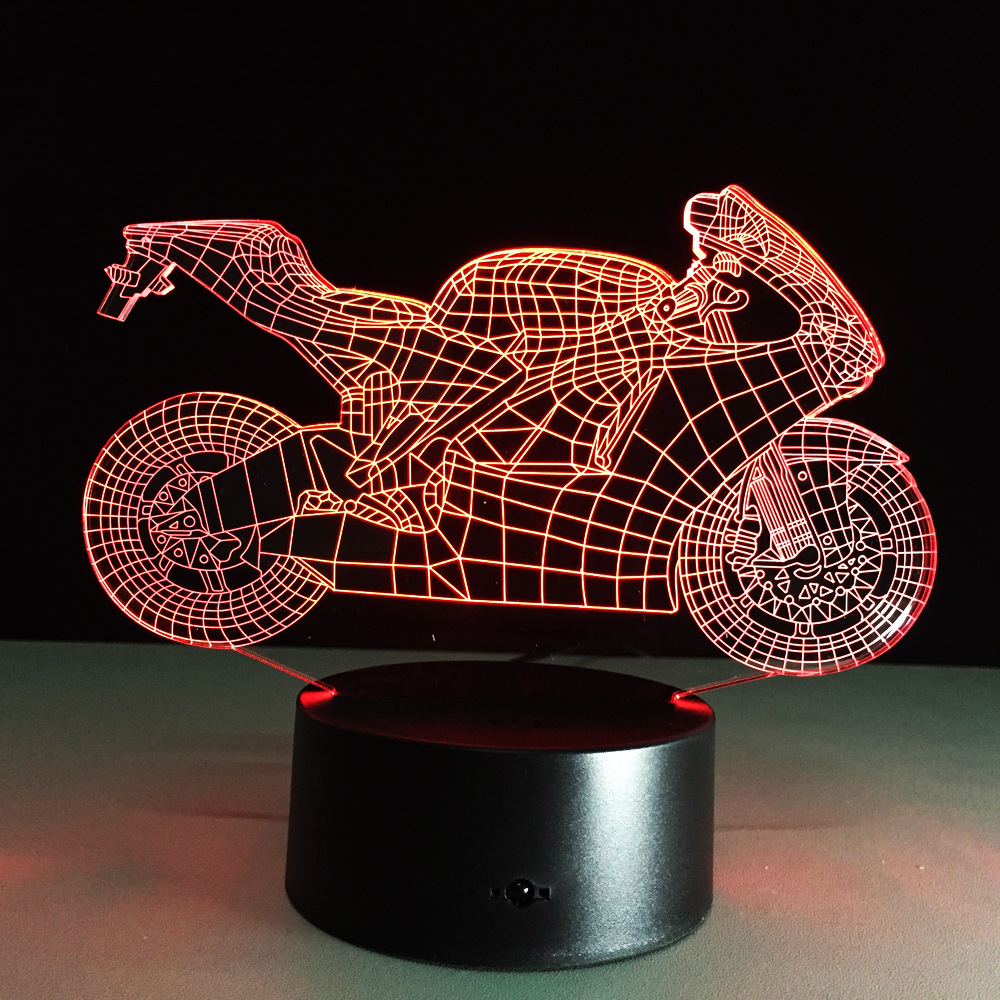 LED 3D Visual Table Lamp