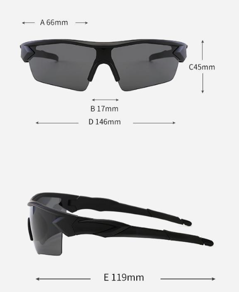 Violet lens cycling sunglasses
