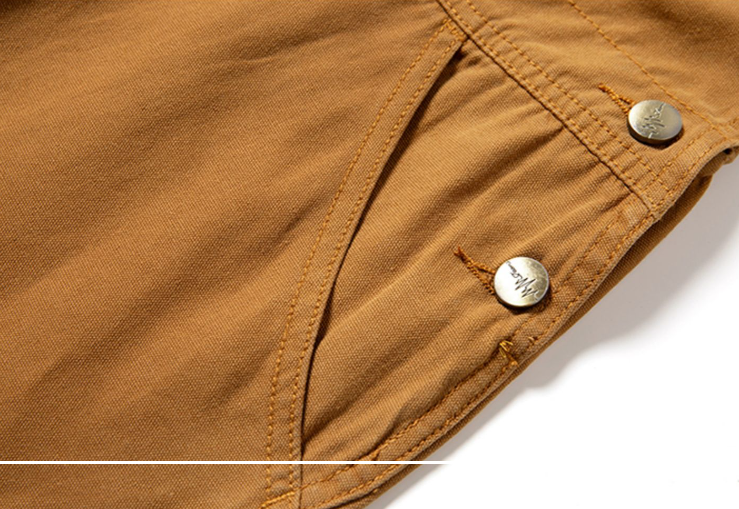 Zipper Pocket Suspender Trousers 8