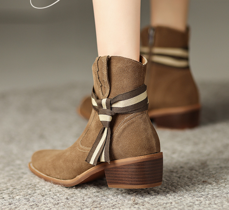 Melbourne Women's Suede Short Boot - Color Options