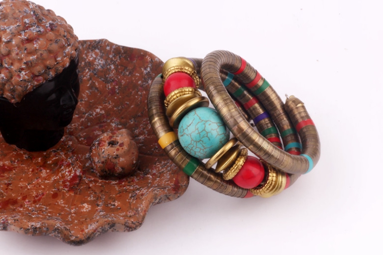 Bohemian Multi-layer Beaded Bracelet Image 2