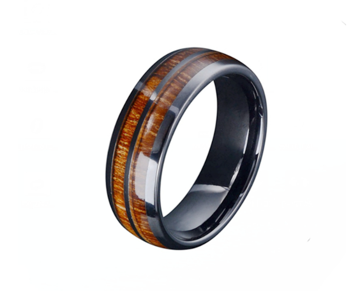 BOBO BIRD Wooden Titanium Ring 3