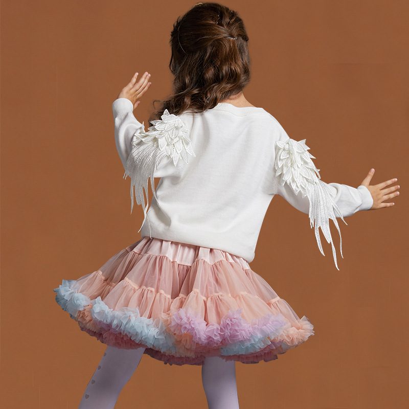 Cardigan feather button-up sweater image