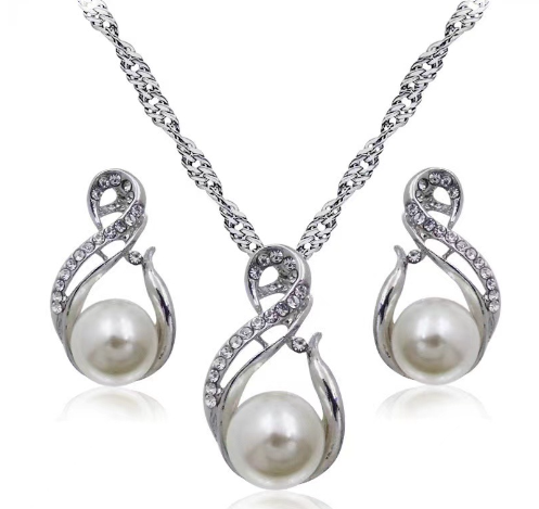 Fashion Pearl Two-Piece Set