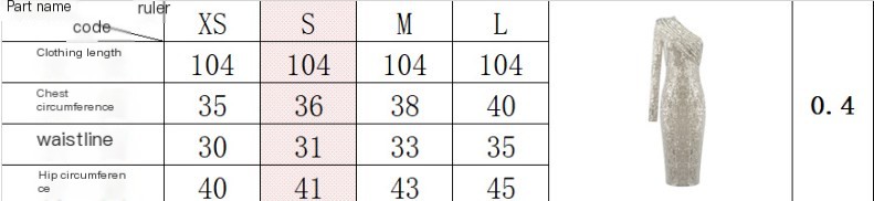 Off-Shoulder Silver Bodycon Dress 1