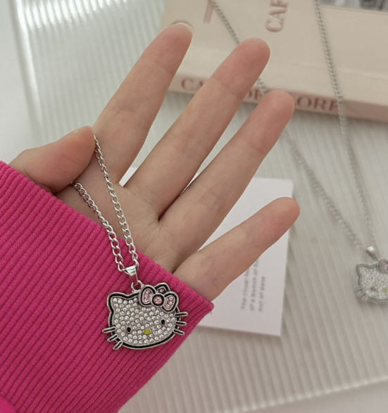 Necklace with Diamanté Details