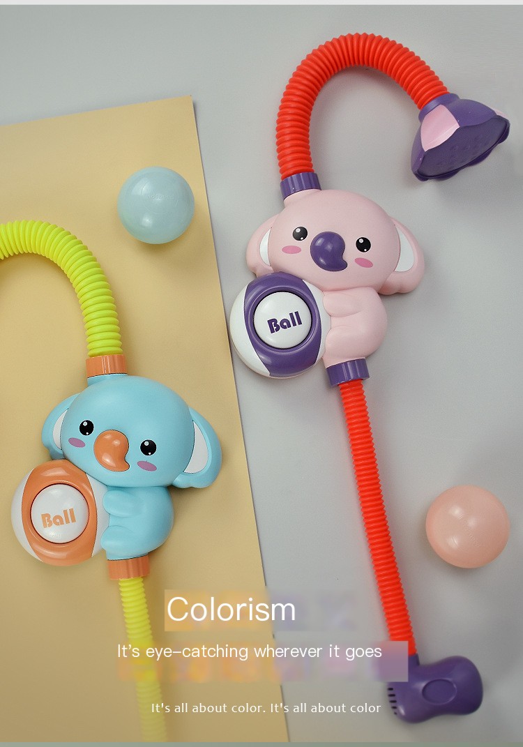 Little Elephant Electric Shower in Red