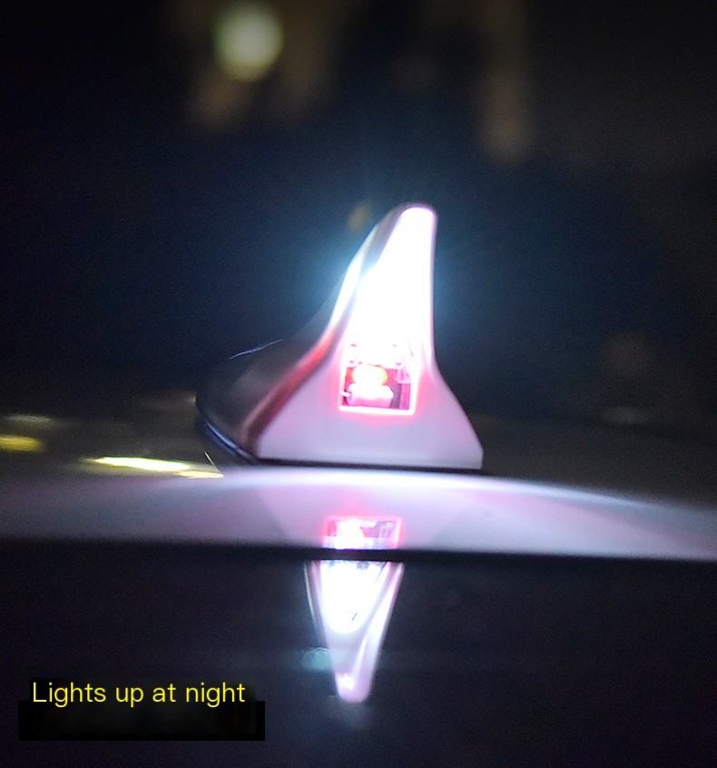 Solar Shark Fin Antenna Light