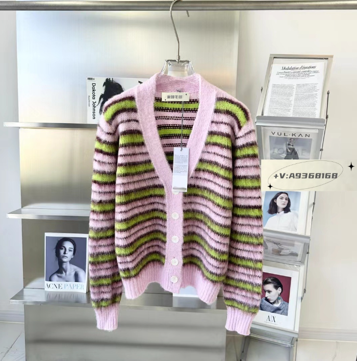 Mink Wool Cardigan Image 2