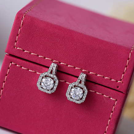 Geometric Stud Earrings Image 2