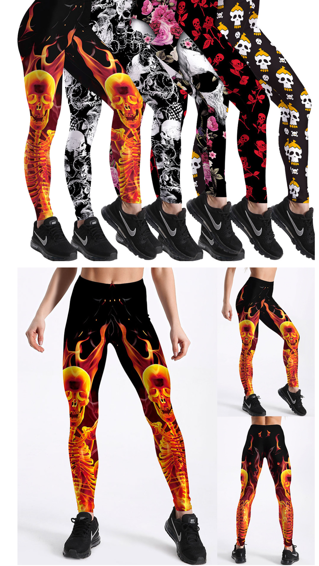 Printed Nine-Point Pants Color 3