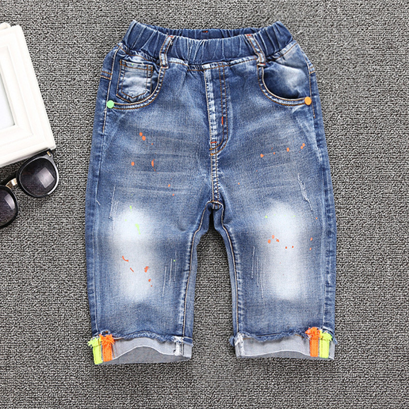 Denim Blue Trendy Fan Letter Pants image