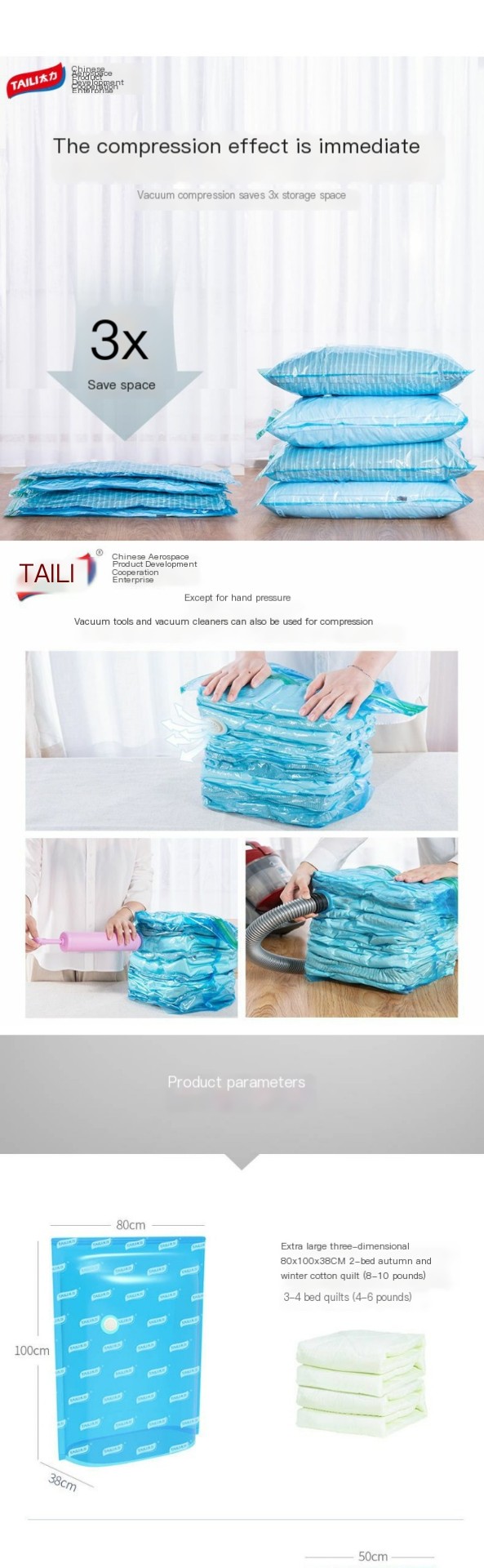 Vacuum Compression Bag Example