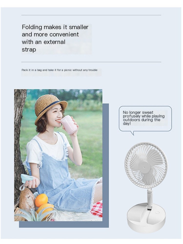 USB Fan in Use