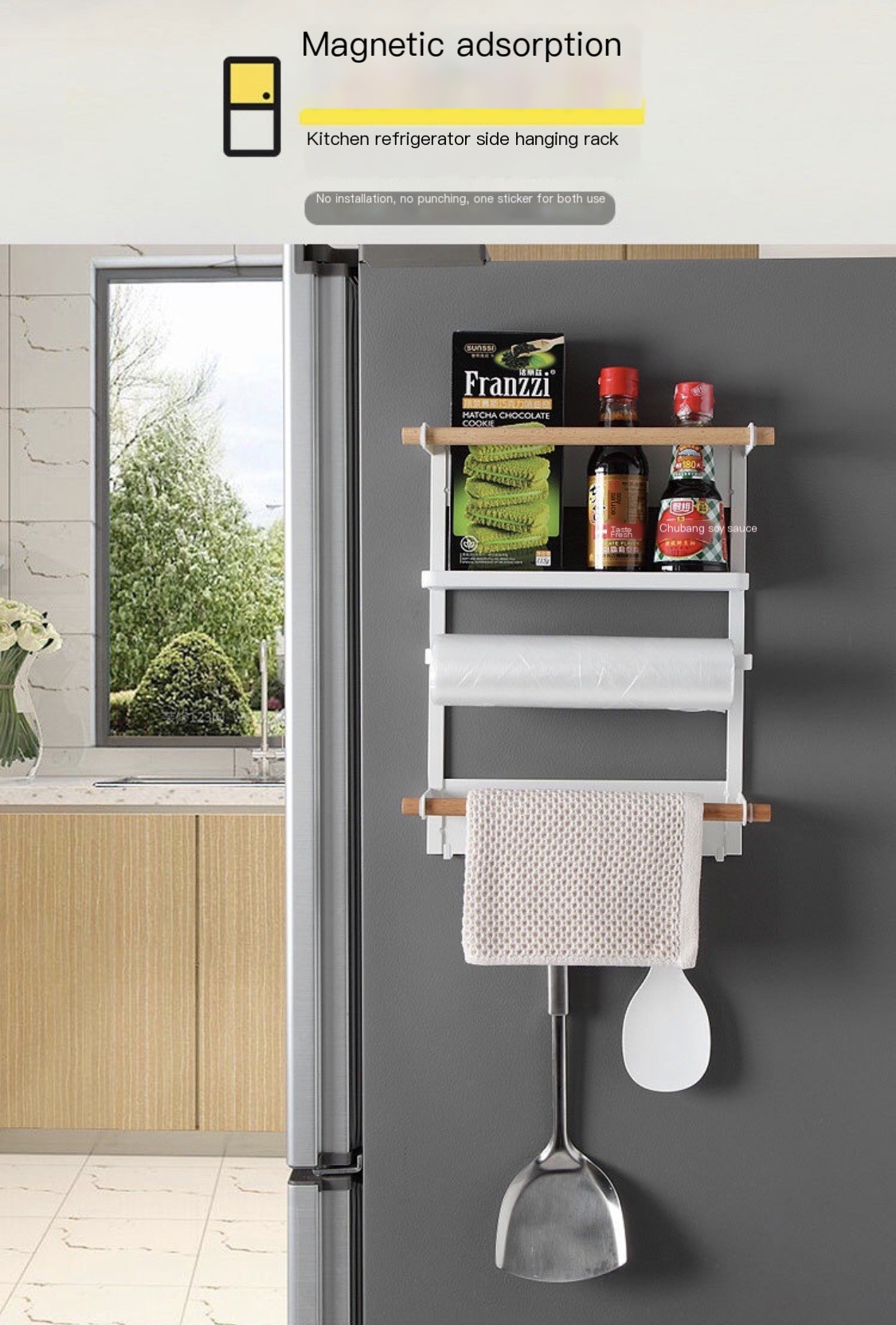 Magnetic Refrigerator Shelf