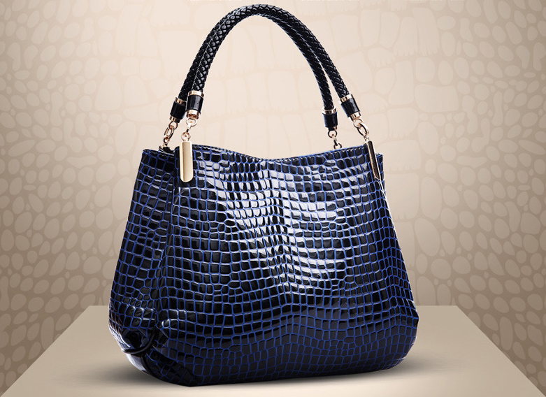 Crocodile Pattern Handbag