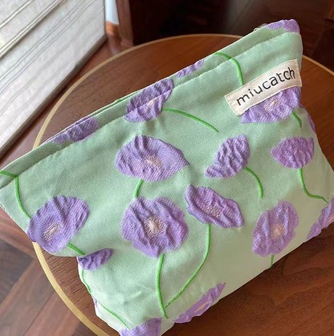 Fashion Flower Travel Cosmetic Storage Bag - Image 4