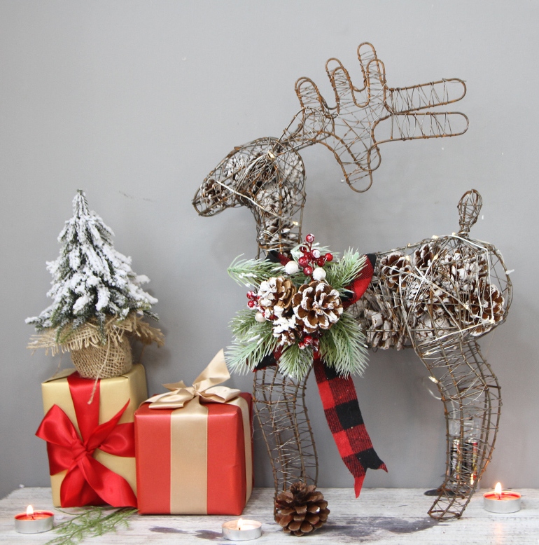 American Pinecone Christmas Decoration