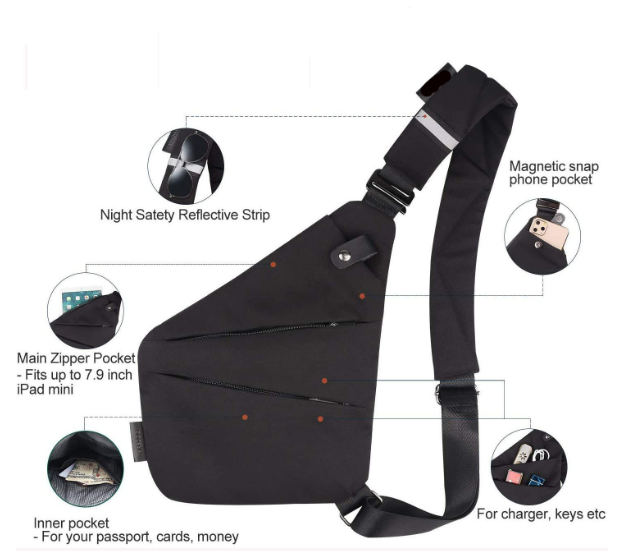 حقيبة سفر سوداء