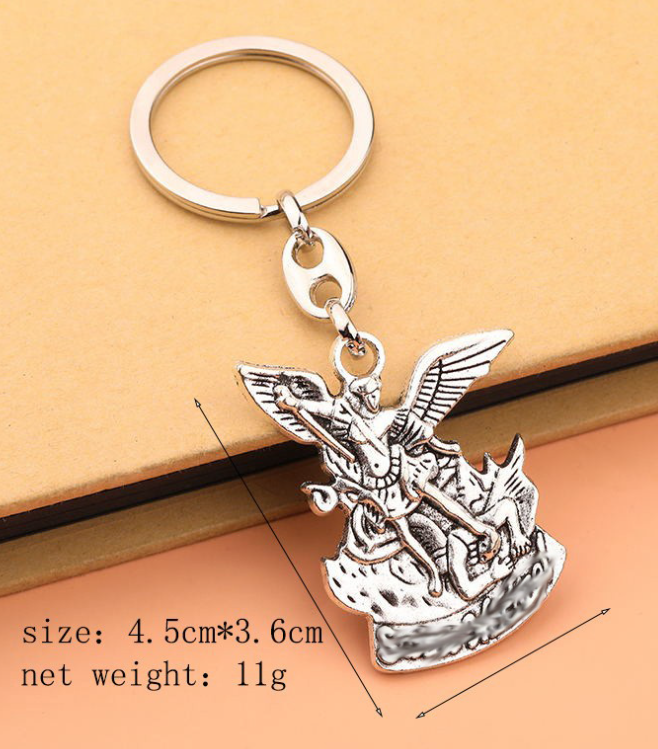 Saint Michael Pendant - Lead Color