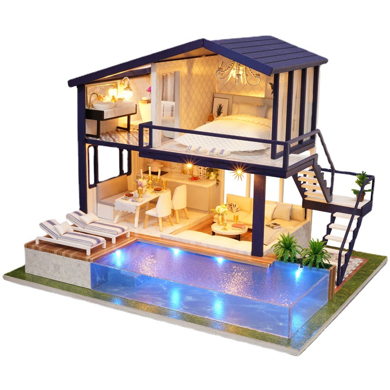 Hand-crafted Wooden Villa