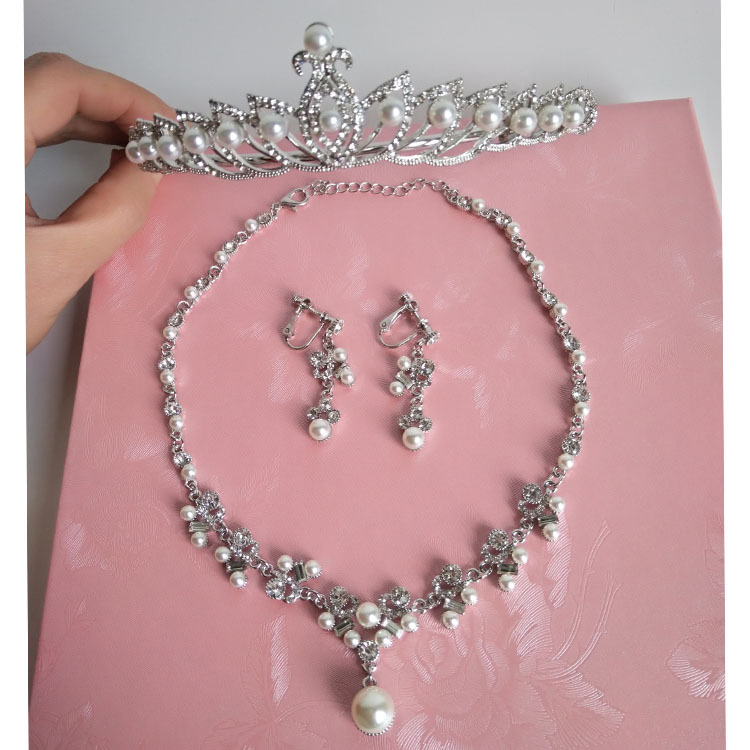 Bridal Necklace and Earrings Set 5