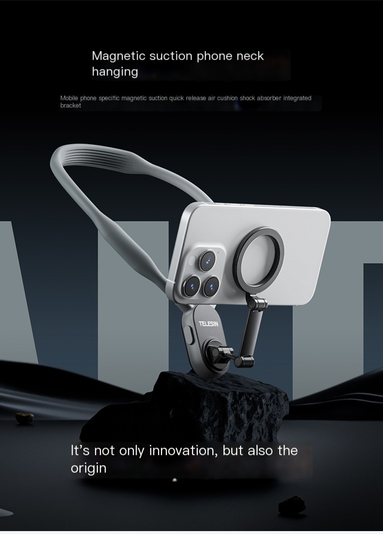 TELESIN Magnetic Mobile Phone Neck Holder
