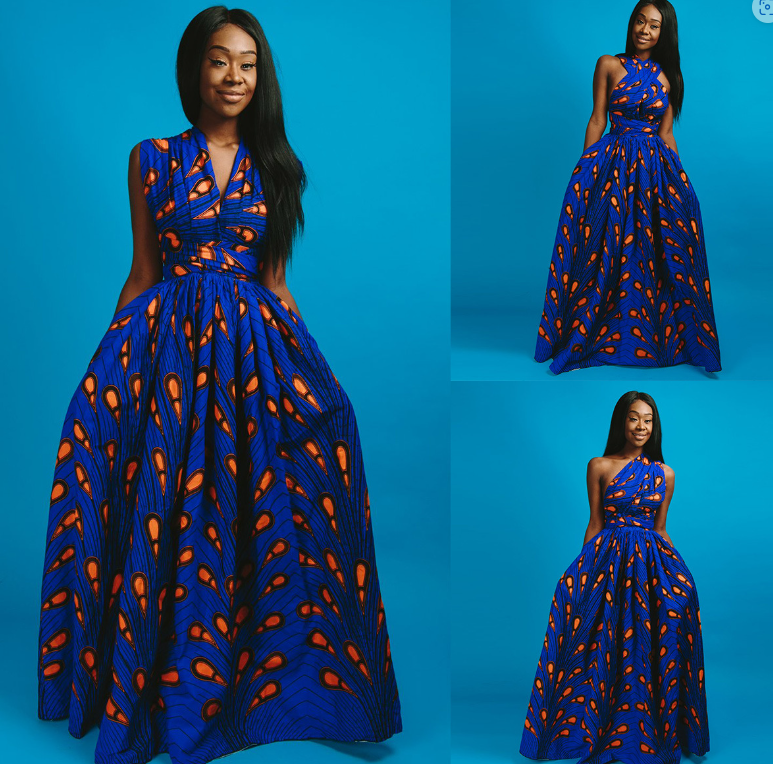 African Print Dress Image 4