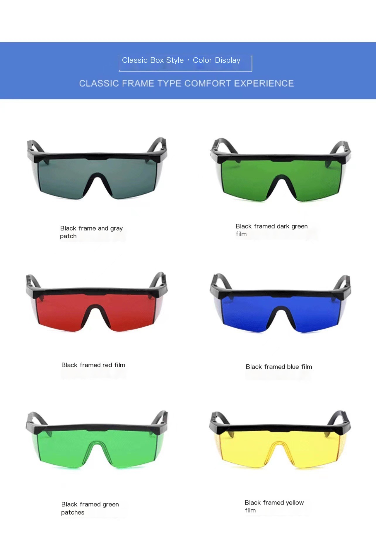 Laser Protective Glasses Variation