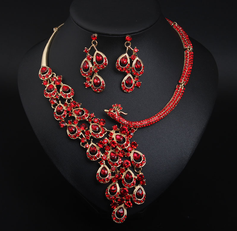 Bridal Necklace and Earring Set
