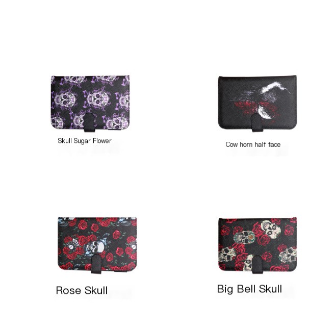 Variation of Skull Wallet - Big Clock Skull