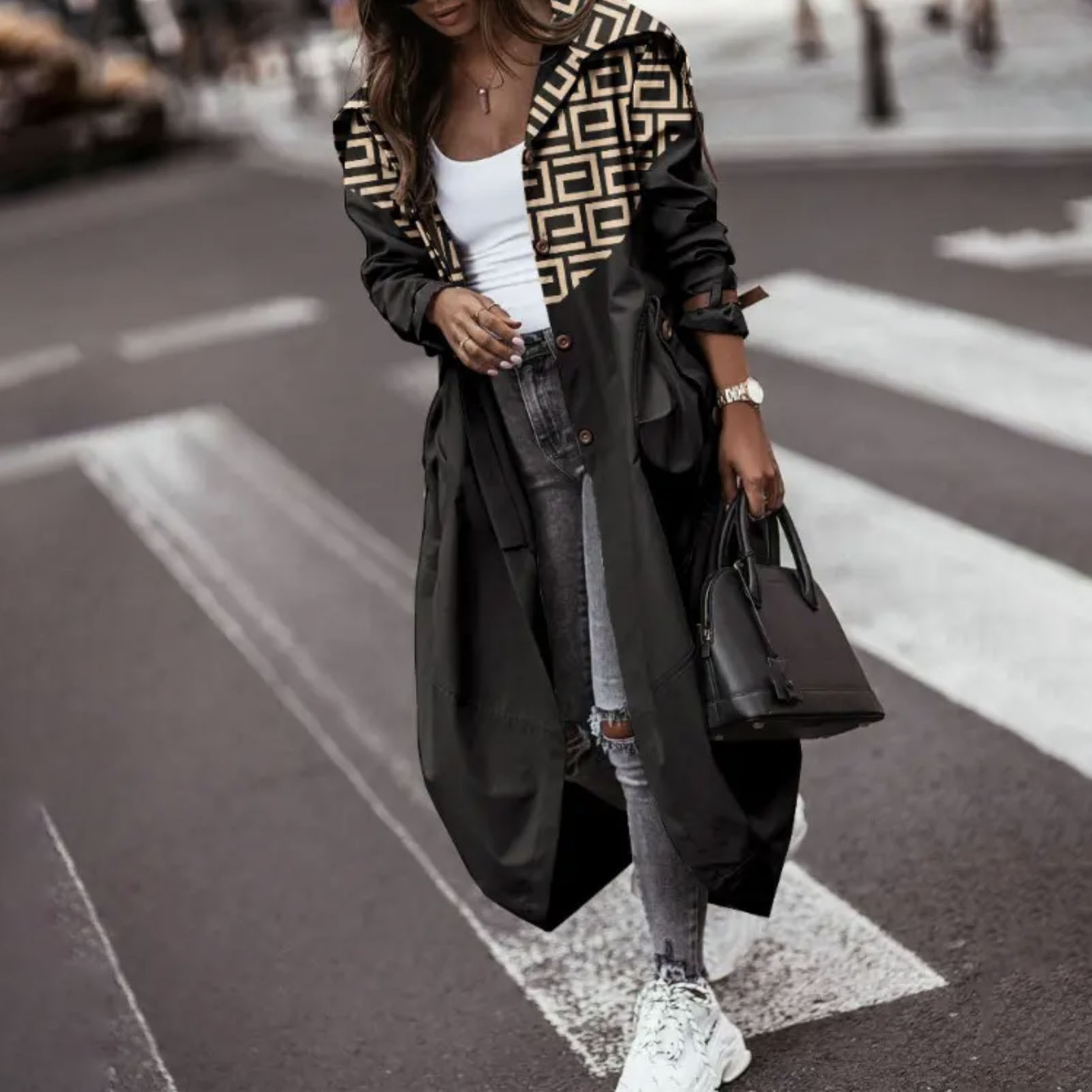 Fashion Trench Coat Image 3