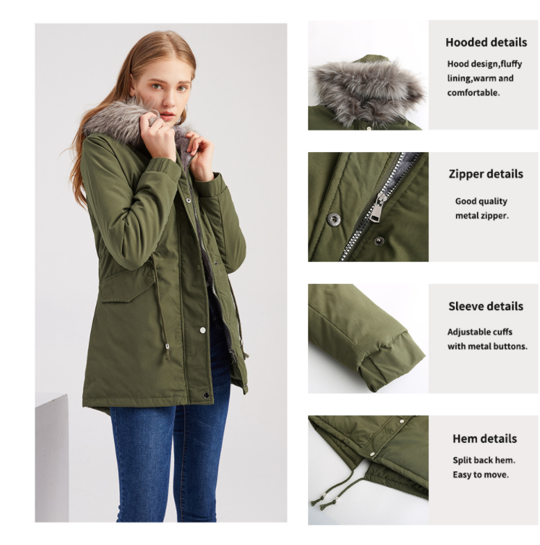 Hooded Cotton Coat 3
