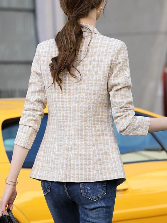 Vintage Gingham Blazer Image 4