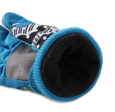 High Waterproof Gloves Cartoon Blue