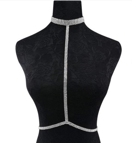 Body Chain in Silver