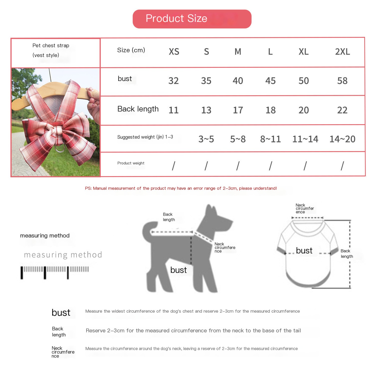 Bow Dog Dress Harness